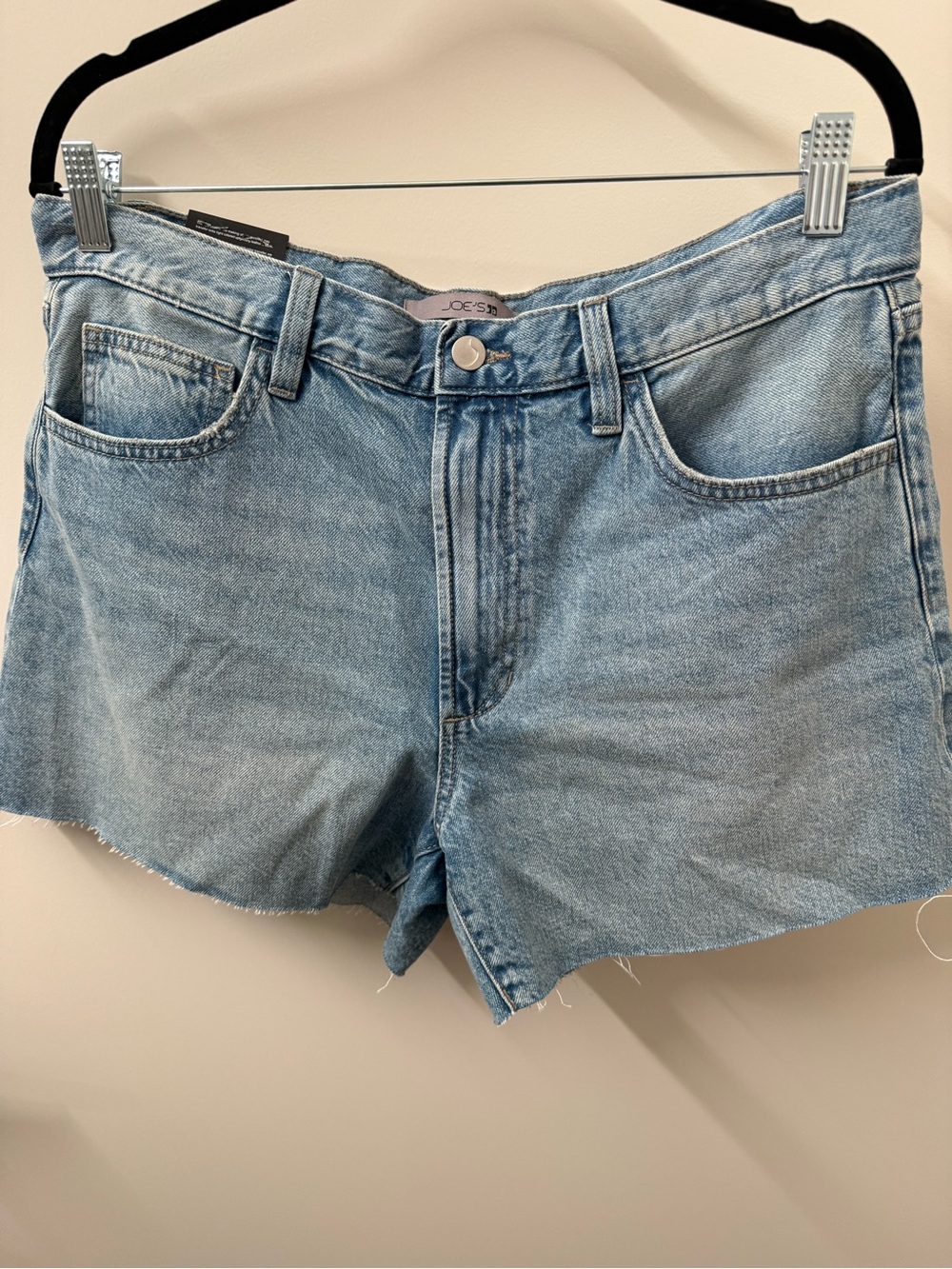 Joe's Jeans Faded Light Blue Denim Cutoff Shorts NWT